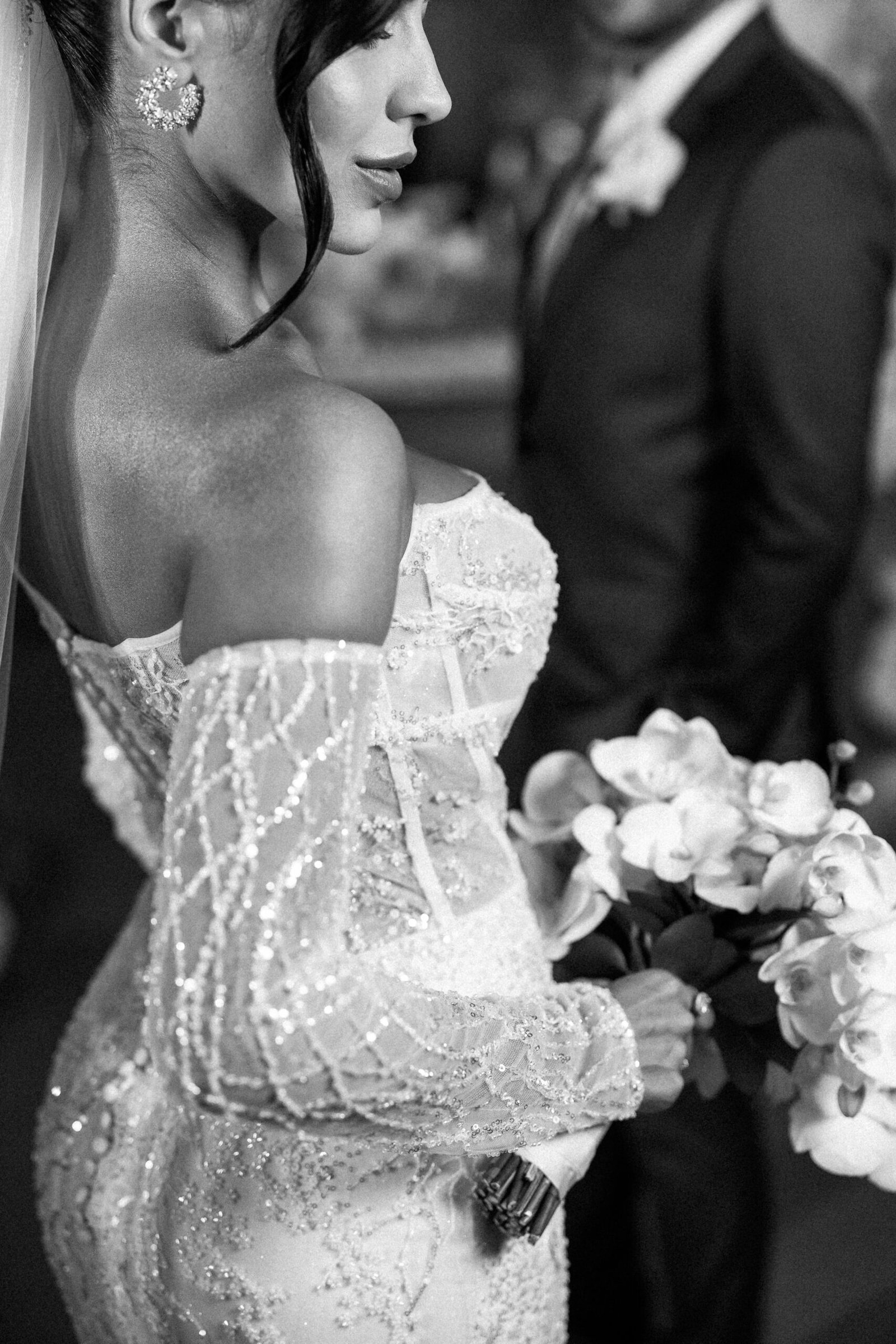 Cerimônia de casamento sendo fotografada